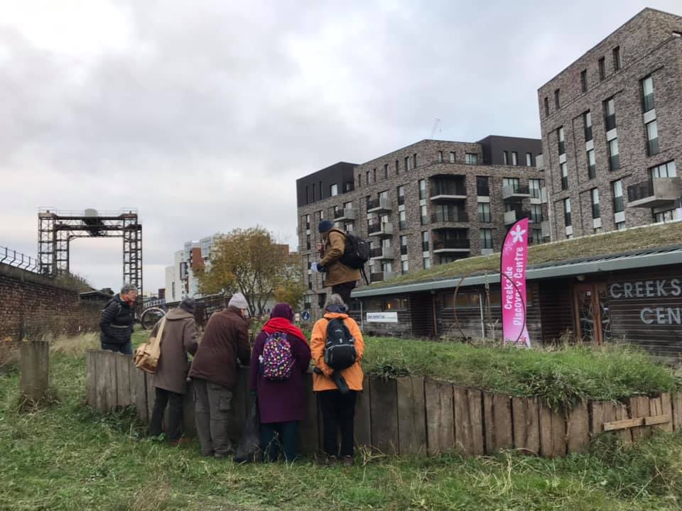 We finished the hunt at Creekside Discovery Centre - the grand total was 71 species of wildflower currently in flower in Deptford in December 1st